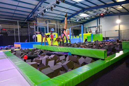 Poutre du Trampoline Park Cap Malo