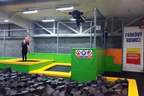 Tower Jump au Newjump Park de Rennes